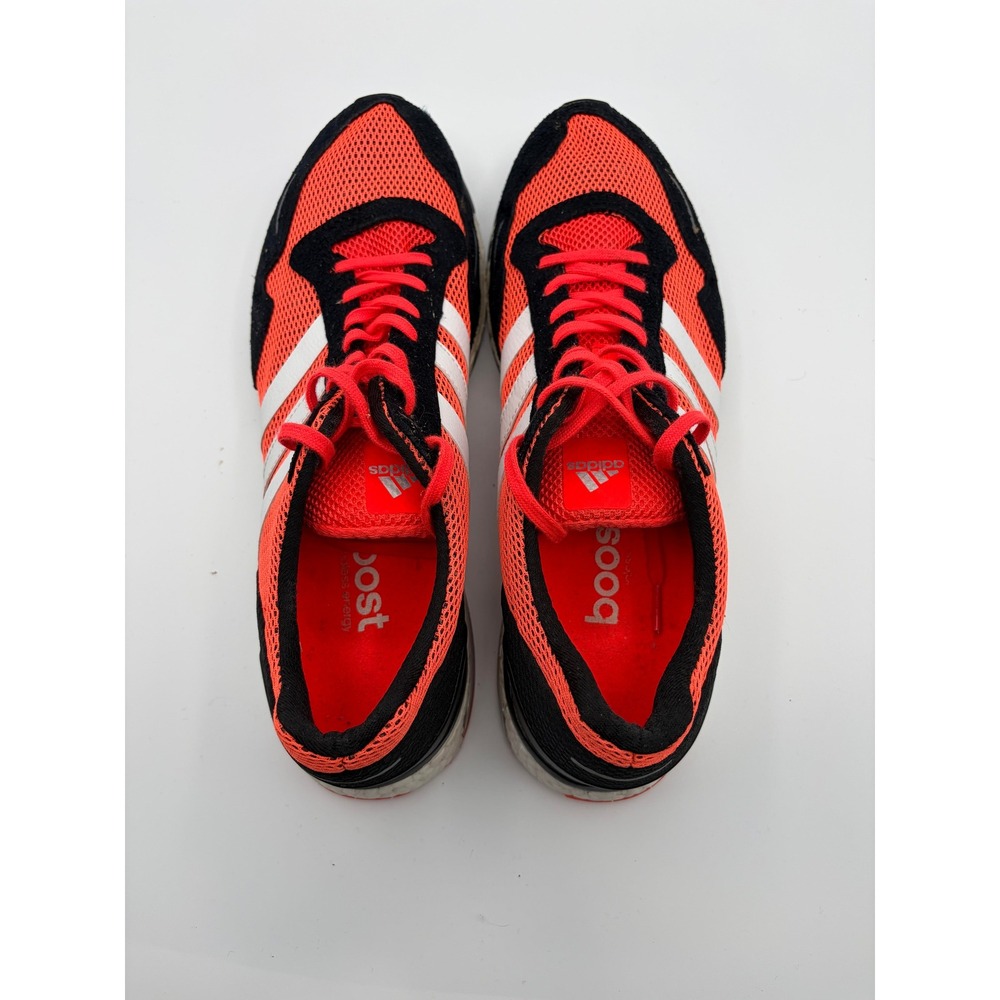 Adidas Adizero Adios Boost 2 Mens Size 13 Orange Black AF6554 Running Shoes - Picture 7 of 9
